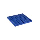 DALLE DE SOL EN PLASTIQUE PE BLEU PERFORE 50X50X2.5CM (1) photo du produit