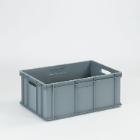 CLASSIC BACPP EURONORM EMPILABLE POIGNEES OUVERTES 47L GRIS 60X40X24CM (1) photo du produit
