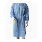 BLOUSE MEDICALE PRIMECARE+ SMS EN14126 BLEU AVEC VELCRO ET MANCHETTES (10X10) photo du produit
