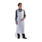 TABLIER EN POLYETHYLENE EUROMEDIS 20mu BLANC 81X125CM SACHET DISTR. (10X100) photo du produit