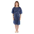 CHEMISE PATIENT PRIMECARE+ MANCHE COURTE EN NON-TISSE OPAQUE BLEU (10X10) photo du produit