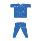 PYJAMA DE BLOC PRIMECARE+ BLEU MANCHES COURTES XLARGE (50X1) photo du produit