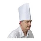 TOQUE CUISINIER VISCOSE 30CM CLASSIC (10X10) photo du produit