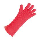 GANT POUR FOUR SILICONE RESISTANT A LA CHALEUR ROUGE 35CM (1) photo du produit