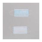 MASQUE DE CHIRURGIE LARGE TYPE IIR FIXATIONS AURICULAIRES BLEU (1X50) photo du produit