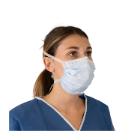 MASQUE DE CHIRURGIE KOLMI OP AIR TYPE II AVEC LIENS BLEU (6X50) photo du produit