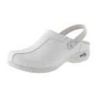 SABOT WASH&GO CUIR BLANC AVEC BRIDE ARRIERE POINTURE 35 (1 PAIRE) photo du produit