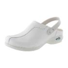 SABOT WASH&GO CUIR BLANC AVEC BRIDE ARRIERE POINTURE 37 (1 PAIRE) photo du produit
