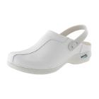 SABOT WASH&GO CUIR BLANC AVEC BRIDE ARRIERE POINTURE 43 (1 PAIRE) photo du produit