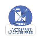 ROULEAU LABELFRESH - ALLERGENES LACTOSFRITT/LACTOSE - 30X30MM (6X500 ETIQUETTES) photo du produit