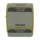 ROULEAU LABELFRESH - EASY - 30X25MM - DINSDAG/MARDI (6X1000 ETIQUETTES) photo du produit