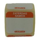 ROULEAU LABELFRESH - EASY - 30X25MM - ZATERDAG/SAMEDI (6X1000 ETIQUETTES) photo du produit