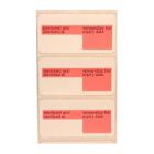 ETIQUETTE DOUBLE ADHESIF FAMOS CONTACT ROUGE (12X750) photo du produit
