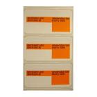 ETIQUETTE DOUBLE ADHESIF FAMOS CONTACT ORANGE (12X750) photo du produit