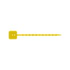 COLLIER DE SERRAGE PLAT JAUNE 190MM (100) photo du produit