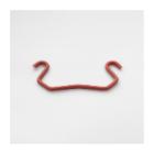 ECARTEUR D'INSTRUMENT INOX/COUCHE EXT EN SILICONE ROUGE 70MM (10) photo du produit