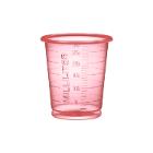 GODET A MEDICAMENT ECO 30CC ETROIT/HAUT GRADUE ROUGE (100X90) photo du produit
