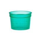 MEDICATIEPOTJES 30CC BREED/LAAG GEGRADUEERD GROEN (40X50) artikelfoto