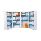 ARMOIRE A PHARMACIE VIDE METAL/EPOXY BLANC 53X53X19CM (1) photo du produit