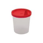 POT A URINE AVEC COUVERCLE ROUGE ET BEC VERSEUR (1X500) photo du produit