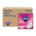 SERVIETTE HYGIENIQUE LIBRESSE ULTRA + REGULIER AVEC AILETTES (2X150) photo du produit