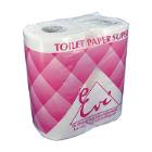PAPIER TOILETTE EVI SUPER TISSUE BLANC 2PLIS 9.5X11CM 200CPS (12X4) photo du produit
