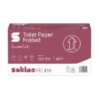 PAPIER TOILETTE SATINO HiLine TP FOLD 2PLIS 9.8X21CM 9000CPS BT1 (30X300) photo du produit