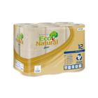TOILETPAPIER ECONATURAL 2LGS 11X9.6CM 200 VELLEN (8X12) artikelfoto