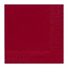 SERVIETTE DUNI PAP. BORDEAUX 40X40CM 3PLIS 1/4 (8X125) photo du produit