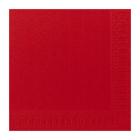SERVIETTE DUNI PAP. ROUGE 40X40CM 3PLIS 1/4 (8X125) photo du produit