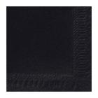 SERVIETTE DUNI PAP. NOIR 40X40CM 3PLIS 1/4 (8X125) photo du produit
