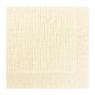 SERVIETTE DUNI PAP. CLASSIC EMBOSSED CHAMPAGNE 40X40 4PLIS 1/4 (6X50) photo du produit