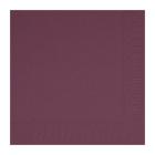 SERVIETTE DUNI PAP. PRUNE 24X24CM 3PLIS 1/4 (8X250) photo du produit