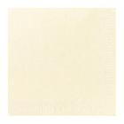 SERVIETTE DUNI PAP. CREAM 24X24CM 3PLIS 1/4 (8X250) photo du produit