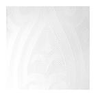 SERVIETTE ELEGANCE LILY BLANCHE 48X48CM 1/4 (6X40) photo du produit