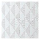 SERVIETTE ELEGANCE CRYSTAL BLANC 48X48CM 1/4 (6X40) photo du produit