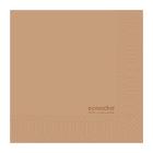 SERVIETTE DUNI PAP. ECOBRUN 24X24CM 2PLIS 1/4 (8X300) photo du produit