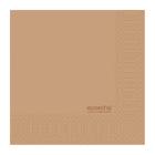 SERVIETTE DUNI PAP. ECOBRUN 33X33CM 3LGS 1/4 (4X250) photo du produit