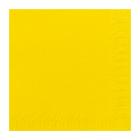 SERVIETTE DUNI PAP. JAUNE 40X40CM 2PLIS 1/4 (10X125) photo du produit