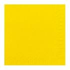 SERVIETTE DUNI PAP. JAUNE 33X33CM 3PLIS 1/4 (8X125) photo du produit