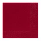 SERVIETTE DUNI PAP. BORDEAUX 33X33CM 2PLIS 1/4 (16X125) photo du produit