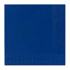 SERVIETTE DUNI PAP. BLEU FONCE 33X33CM 2PLIS 1/4 (16X125) photo du produit
