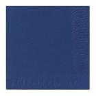 SERVIETTE DUNI PAP. BLEU FONCE SOFT 33X33CM 1PLIS 1/4 (6X500) photo du produit