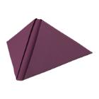 SERVIETTE DUNILIN PRUNE 40X40CM 1/4 (12X45) photo du produit