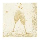 SERVIETTE DUNI PAP. CELEBRATE CREAM 33X33CM 3 PLIS ¼ (10X50) photo du produit