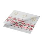 SERVIETTE DUNI PAP. TRADITION 33X33CM 3 PLIS ¼ (10X50) photo du produit