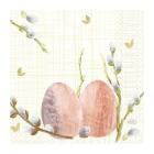 SERVIETTE DUNI PAP. WILLOW EASTER 33X33CM 3 PLIS ¼ (10X50) photo du produit