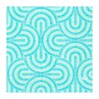 SERVIETTE DUNI PAP. BREEZE MINT BLUE 33X33CM 3 PLIS 1/4 (10X50) photo du produit