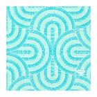SERVIETTE DUNI PAP. BREEZE MINT BLUE 24X24CM 3PLIS 1/4 (20X50) photo du produit