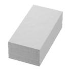 SERVIETTE DUNI PAP. BLANC 40X40CM 2PLIS 1/8 (PLIAGE LIVRET) (5X300) photo du produit